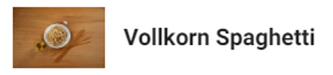 Rezept Vollkornspaghetti